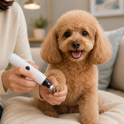 LIMA ELECTRICA CON LUZ PARA MASCOTAS™